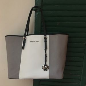 Michael Kors two-toned handbag